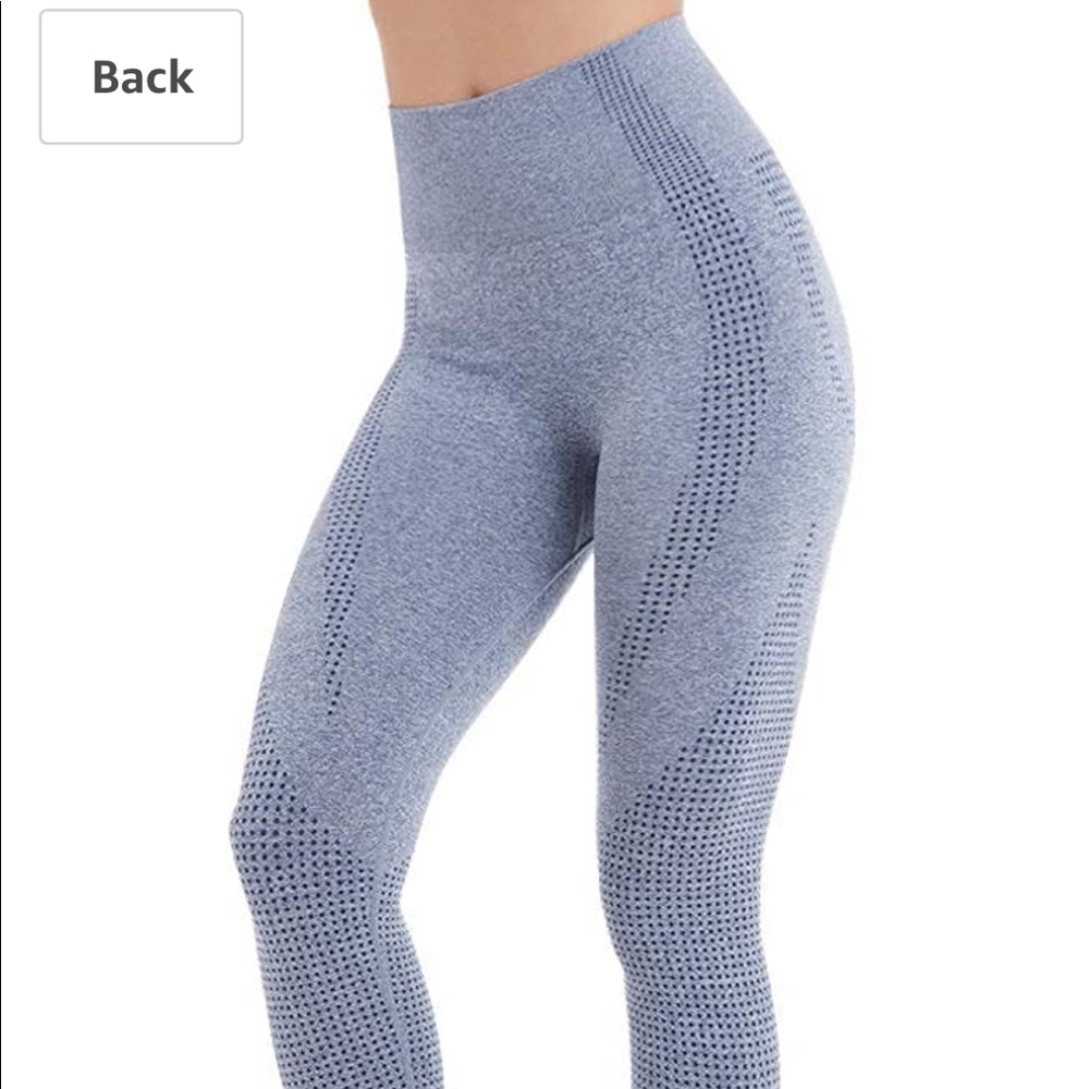 Gymshark slate blue vital seamless leggings dupe